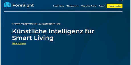 Projekt-Webseite für ForeSight online